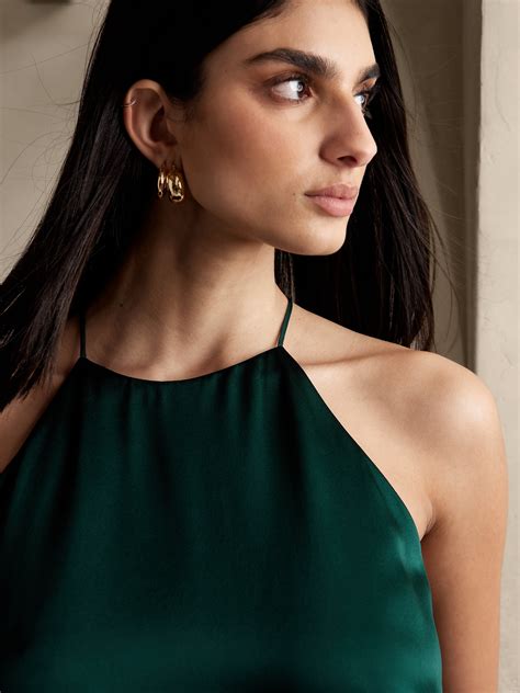 Sombra Silk Top | Banana Republic