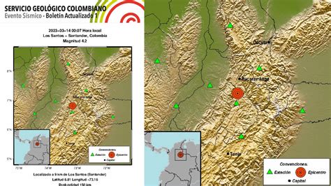 Nuevo Temblor En Colombia Fue Registrado En La Madrugada De Este Martes