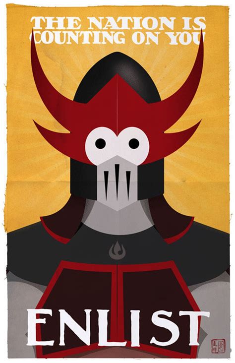 Fire Nation Recruiting Poster Etsy