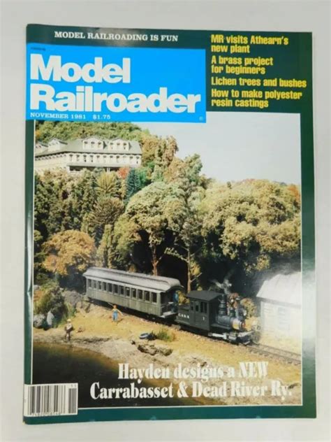 Model Railroader Trains Pacific Railway Tenshodo Roco Nov 1981 Vintage