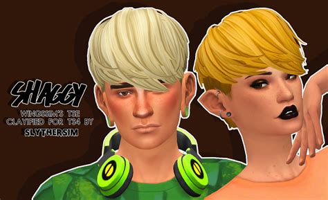 Sims 4 Hairs Slythersim Wingssims Tse Hair Clayified For