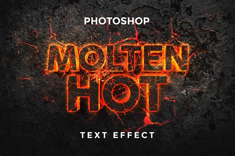 Free Molten Hot Text Effect Behance