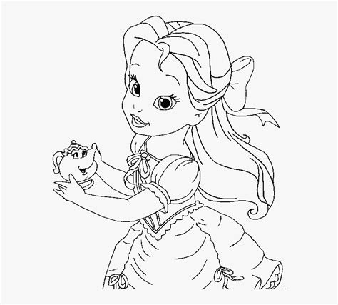 Today, i propose disney babies coloring pages for you, this post is similar with batman mask coloring pages. Belle Coloring Pages Little Belle Coloring For Kids - Baby ...