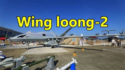 Chinas Wing Loong 2 Unmanned Aerial Vehicle Drone At Airshow China