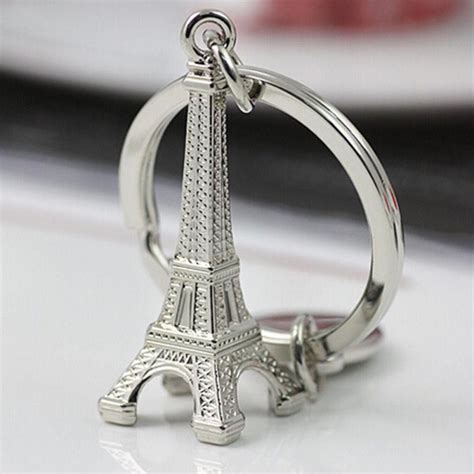 Torre Eiffel Tower Keychain For Keys Souvenirs Paris Tour Eiffel