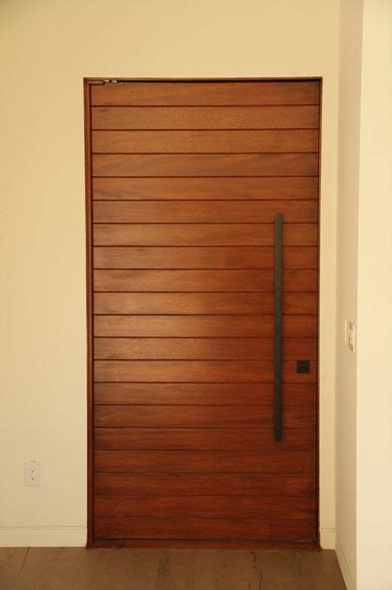 Horizontal grooves lend texture and interest to planks doors, creating depth and subtle dimension. Multus- Multi Horizontal Plank Wood Door | Glass french ...