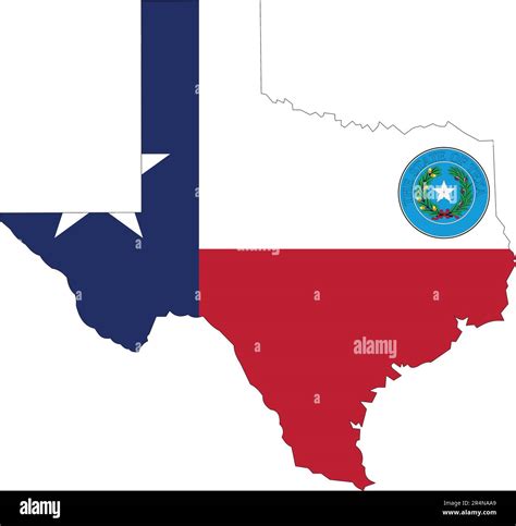 Map Of Texas State Usa Stock Vector Image And Art Alamy