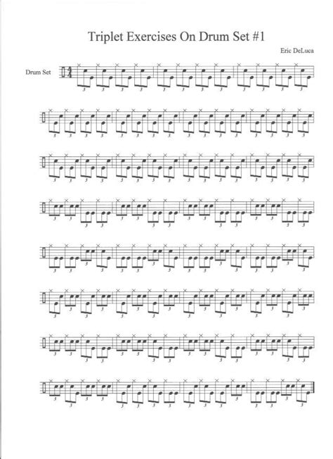 Basic music theory about triplets by resonare musicians and composers community. 179 best Drum sheet music images on Pinterest