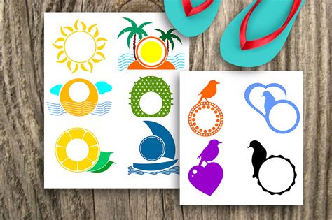 Summer Svg Bundle Summer Design Bundle 10 Sets With 47 Designs By