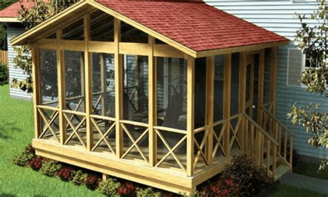 Shed Roof Screened Porch Popular Models And Tips
