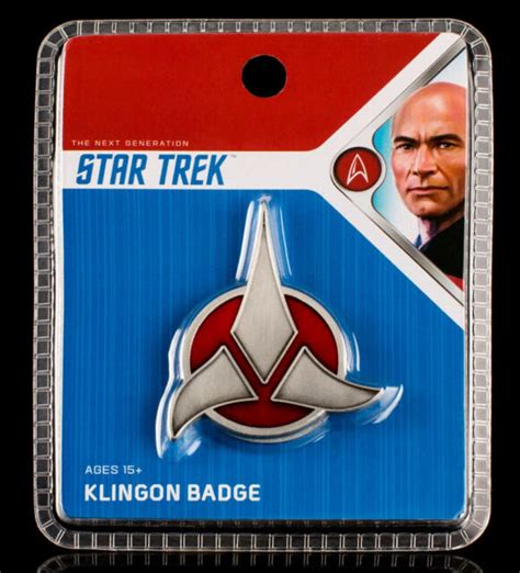 Star Trek Klingon Emblem Badge Quantum Mechanix Qmx Metal In