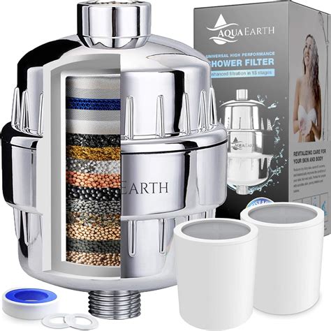 Aqua Earth Shower Filter For Hard Water Shower Head Filter To Remove