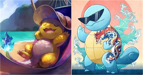 Pokémon 10 Amazing Works Of Gen I Starter Fan Art You Have To See