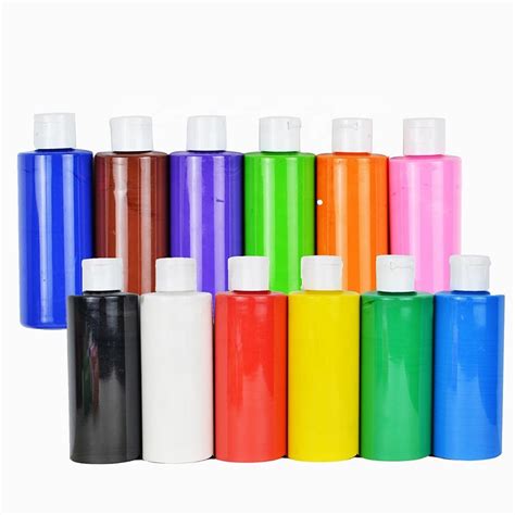 60ml Bottles Water Based Blendable Iridescent Acrylic Paint Set In Chameleon Colors
