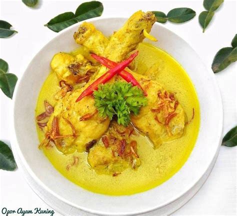 Resep Opor Ayam Kuning Sederhana Kental Gurih Dan Super Lezat Jadi