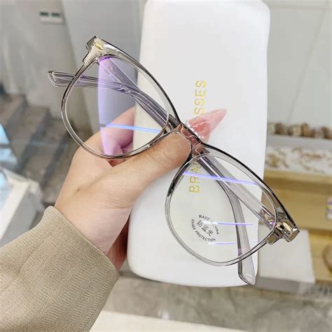 Classic Anti Radiationblue Light Eyeglasses Women Men Tr90 Frame Clear
