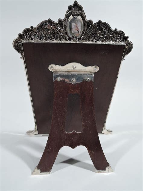 antique tiffany rococo revival sterling silver vanity mirror at 1stdibs tiffany mirror