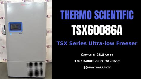 Thermo Scientific Tsx Series Ultra Low Freezer Item Bbb Freezer