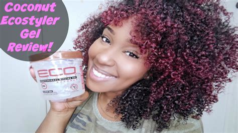 Coconut Eco Styler Gel Review And Demo Natural Hair Youtube