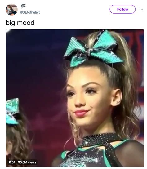 Smirking Cheerleader Big Mood Know Your Meme