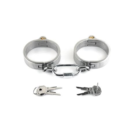 Buy Handcuffs Stainless Steel Toys For Adults Slave Bdsm Sex Handcuffs For Sex