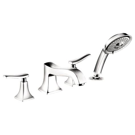 Roman tub faucets add opulence to the bathroom and tub area. Hansgrohe Metris C Lever 2-Handle Deck-Mount Roman Tub ...