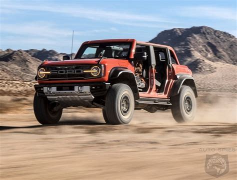 Watch 2022 Ford Bronco Raptor Caught Running Rampant In The Wild