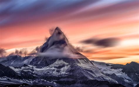 Download Wallpaper Matterhorn Mountain From Alps 2880x1800