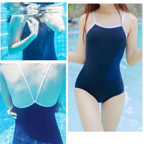 ONE PIECE JAPANESE Babe Sukumizu Girl Sling Swimwear Swimsuit Cosplay Costume PicClick