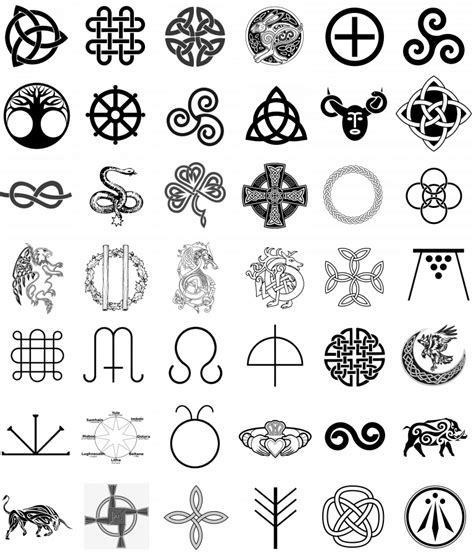Top 30 Celtic Symbols And Their Meanings Updated Monthly Celtic Tattoo Symbols Celtic