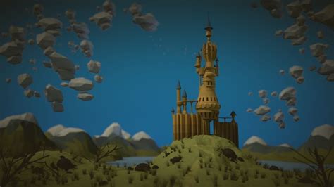 Wizard S Tower Low Poly By Eirikurbjorn On Deviantart Wizard S Tower Low Poly Low Poly Art