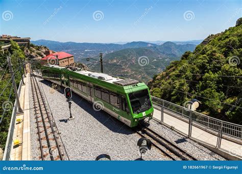 Montserrat Monorail Railway Train Editorial Photography Image Of