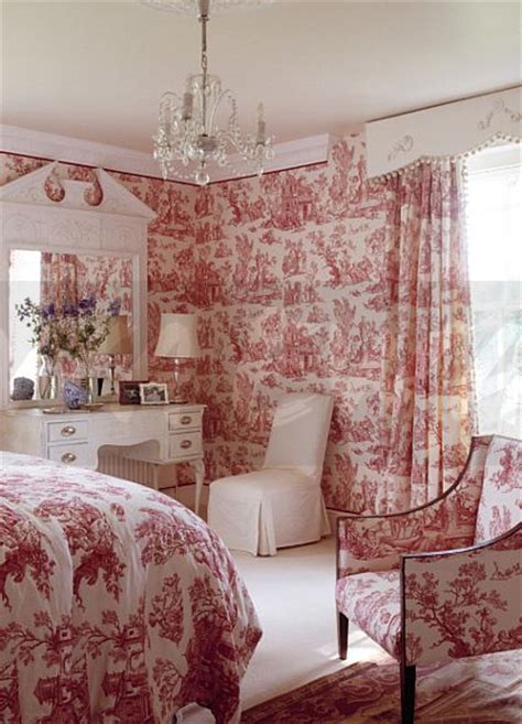 See more ideas about toile de jouy, toile, jouy. Image: Pink Toile-de-Jouy wallpaper and matching curtains ...