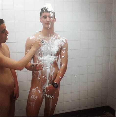Naked Man Shower