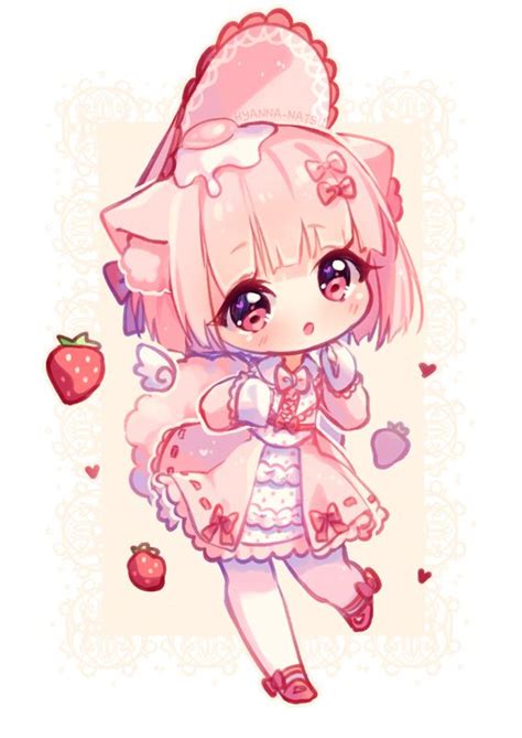 Video Commission Sweet Pink By Hyanna Natsu Cute Anime Chibi