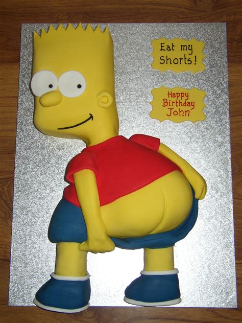 Bart Simpson Inspired Birthday Cake Susies Cakes