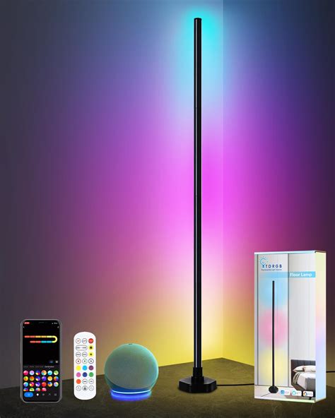 Buy Led Corner Floor Lamp Compatible With Alexa Corner Light With