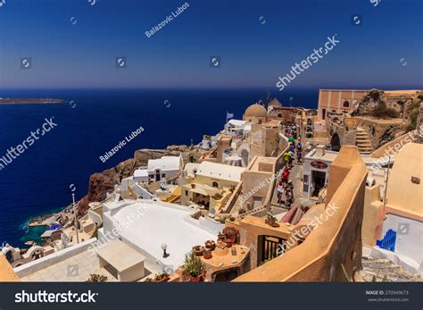 Santorini Sea View Wiht Blue Sky Stock Photo 270949673 Shutterstock