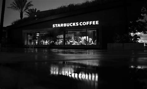 Starbucks In The Rain Photograph By David Lee Thompson Fine Art America