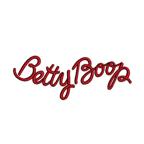 Betty Boop Logo Lettering Cartoon Characters Classic Retro Etsy