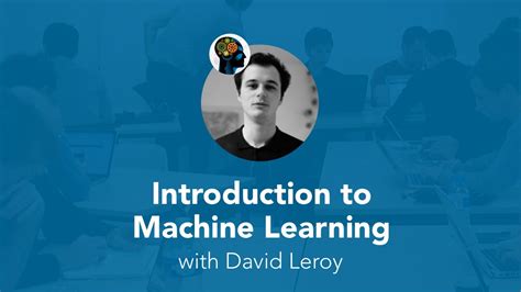 Introduction To Machine Learning YouTube