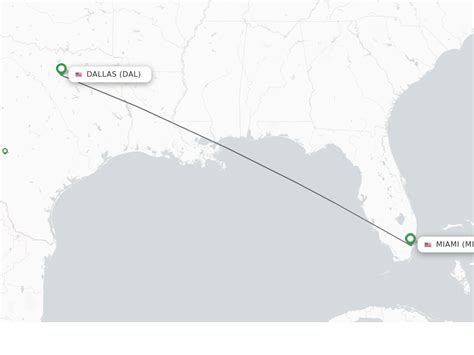 Direct Non Stop Flights From Dallas To Miami Schedules
