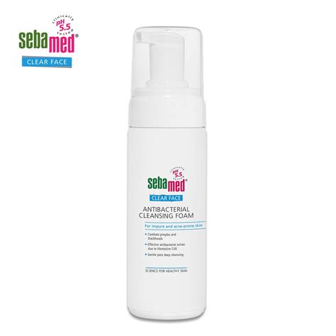 Sebamed Clear Face Anti Bacterial Cleansing Foam 150ml Ph55 Shopee