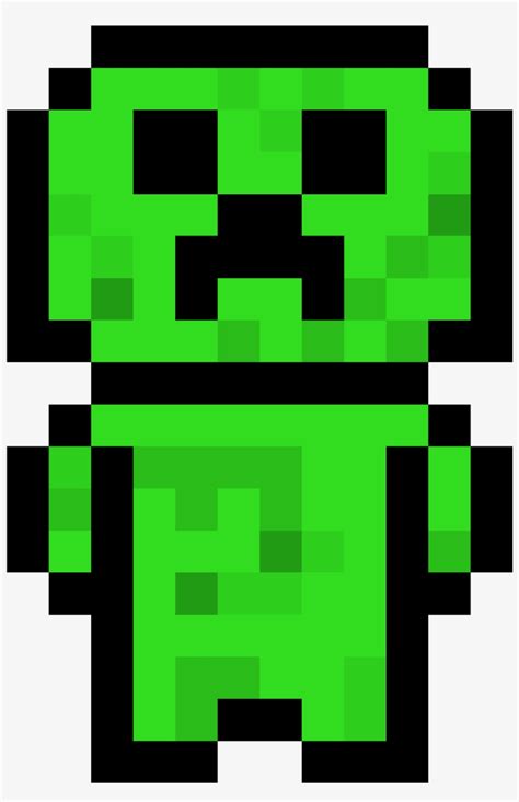 Creeper Face Pixel Art