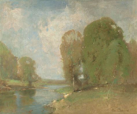 The Athenaeum Meadow Brook Emil Soren Emil Carlsen Landscape