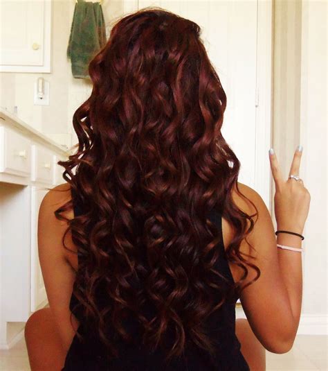 17 ponytail curly synthetic fiber one piece clip in hair extensions dark auburn for women. Curly Auburn Hair--I want my hair this color so bad | How ...