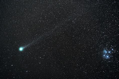 Comet Lovejoy C2014 Q2 And The Pleiades M45 28x30sec Flickr
