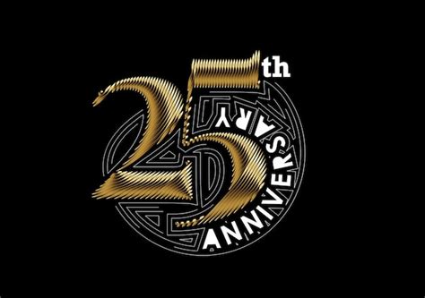 Premium Vector 25th Years Anniversary Celebration Silver Design