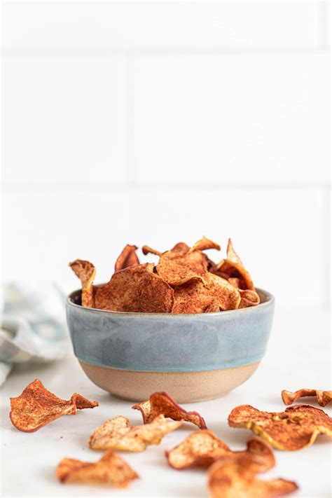 Baked Cinnamon Apple Chips Running On Real Food