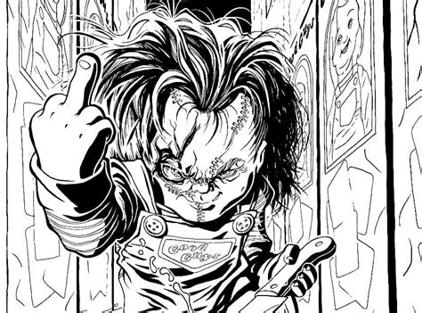 Coloriages Horreur Chucky Coloriages Chucky Des Coloriages Pour Sexiz Pix The Best Porn Website